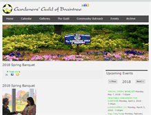 Tablet Screenshot of gardenersguildofbraintree.com